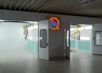 Lackieranlage mit IR Trocknung